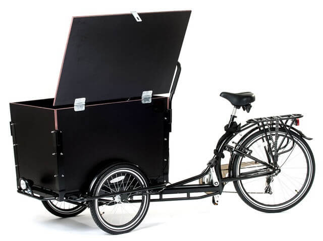 Classic cargo bike - With lid