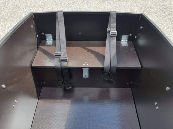 Bench with storage box