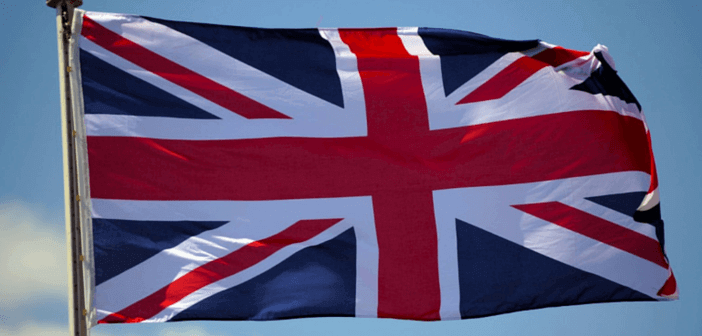 Engelsk flagrende flag