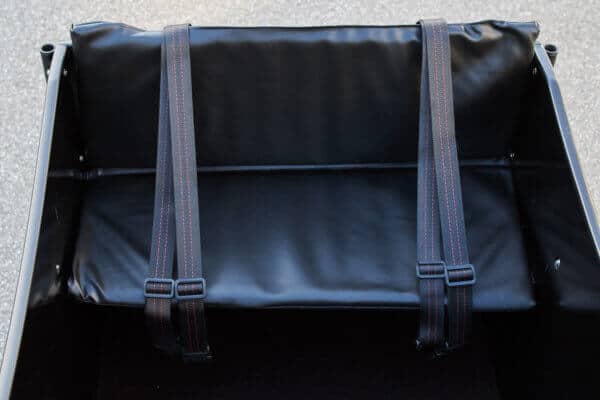 Cushion for cargo bikes