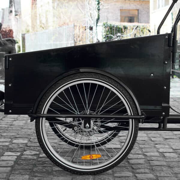 Trepanel for kassen på Cargo Bikes - venstre side