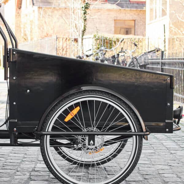 Wood Panel Box for Cargo Bikes - Right Side