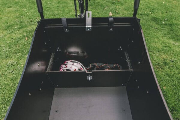 Bench with storage box
